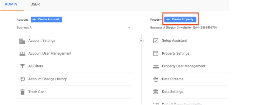 Google Analytics 4 - How to Create a Property Google Analytics 4 - How to Create a Property