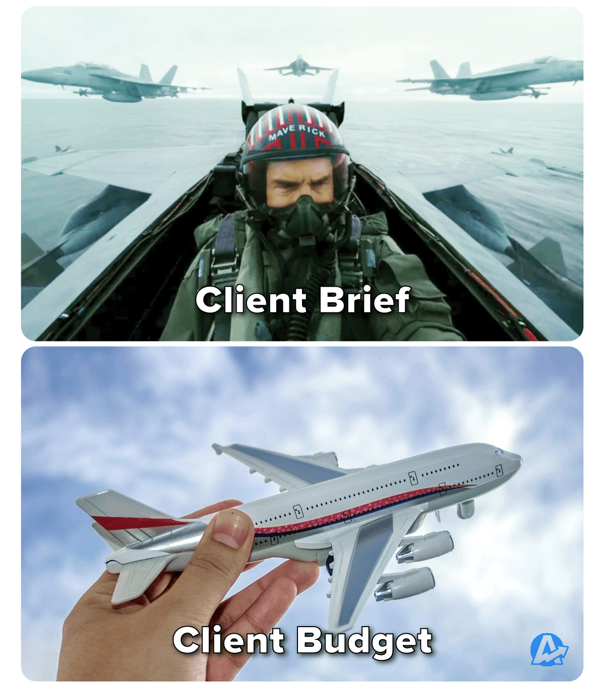 Client Brief vs Client Budget Meme Client Brief vs Client Budget Meme