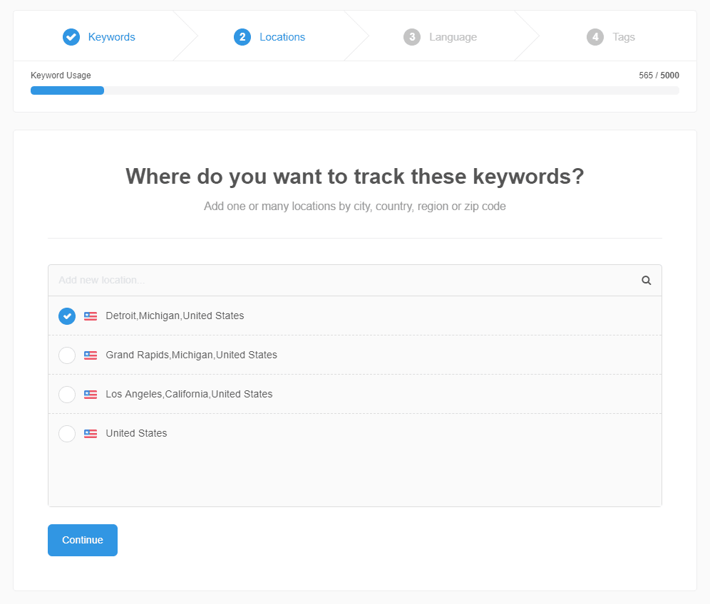 Add Locations - Keyword Rank Tracker - AgencyAnalytics Add Locations - Keyword Rank Tracker - AgencyAnalytics