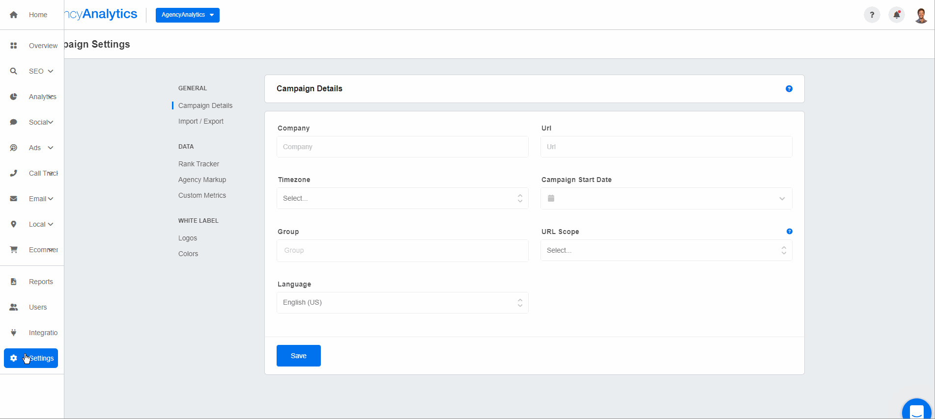 AgencyAnalytics PPC Markup Feature AgencyAnalytics PPC Markup Feature