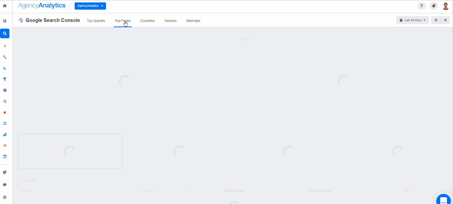 AgencyAnalytics - Google Search Console Dashboard AgencyAnalytics - Google Search Console Dashboard