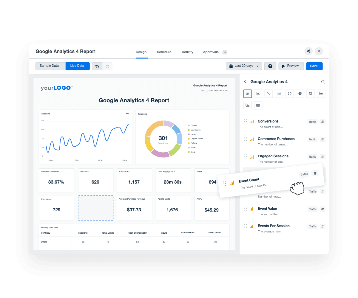 Google Analytics 4 Streamline Client Reporting Google Analytics 4 Streamline Client Reporting
