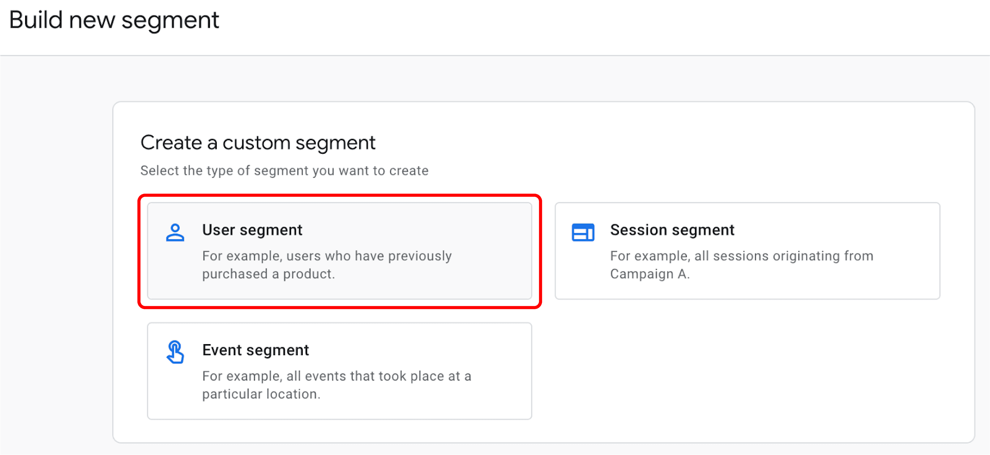 GA4 create a user segment GA4 create a user segment
